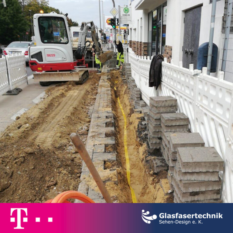 Glasfaserausbau Mit Der Deutschen Telekom - Sehen-Design - Glasfasertechnik