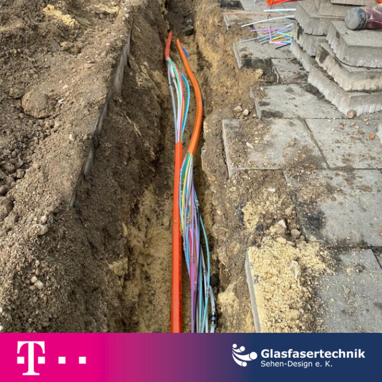 Glasfaserausbau Mit Der Deutschen Telekom - Sehen-Design - Glasfasertechnik